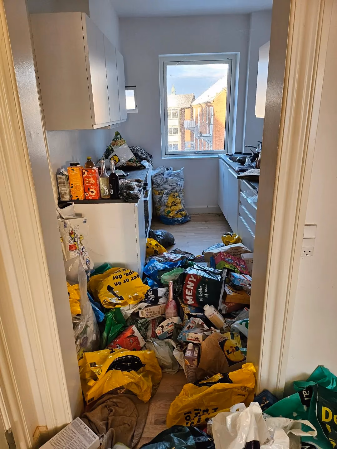 Før-billede fra hovedrengøring af bolig i Maribo